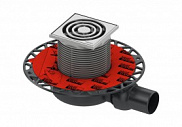 TECEdrainpoint S110, трап низкий горизонтальный